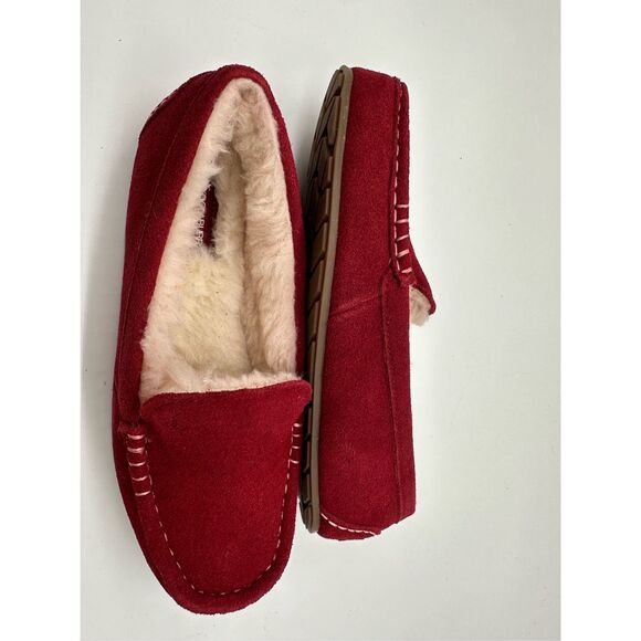 Koolaburra by UGG Women's Lezly Slipper Red Suede Womams Size 7 - Picture 11 of 14